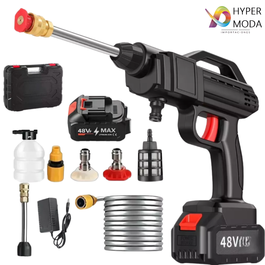 Pistola PRO Hidrolavadora Coche Inalámbrica