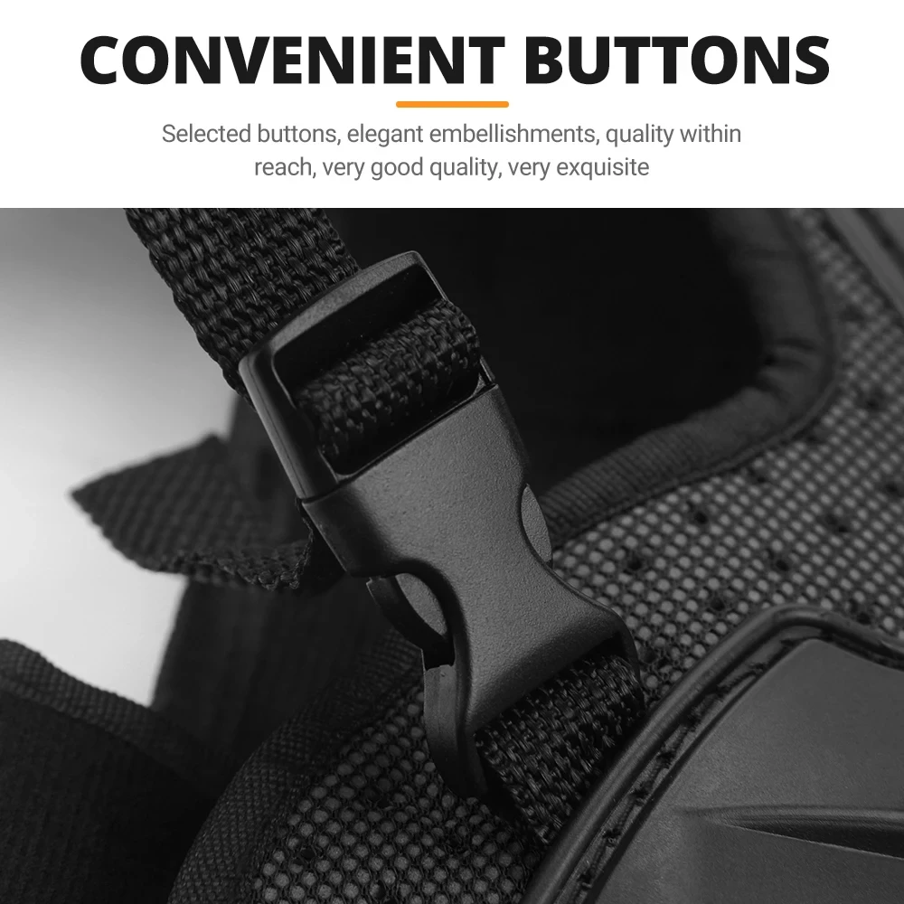 Armadura de motocicleta, chaleco de protección para el pecho, chaqueta de armadura para Motocross, armaduras protectoras, rodilleras para montar, armadura completa para Moto - Imagen 7