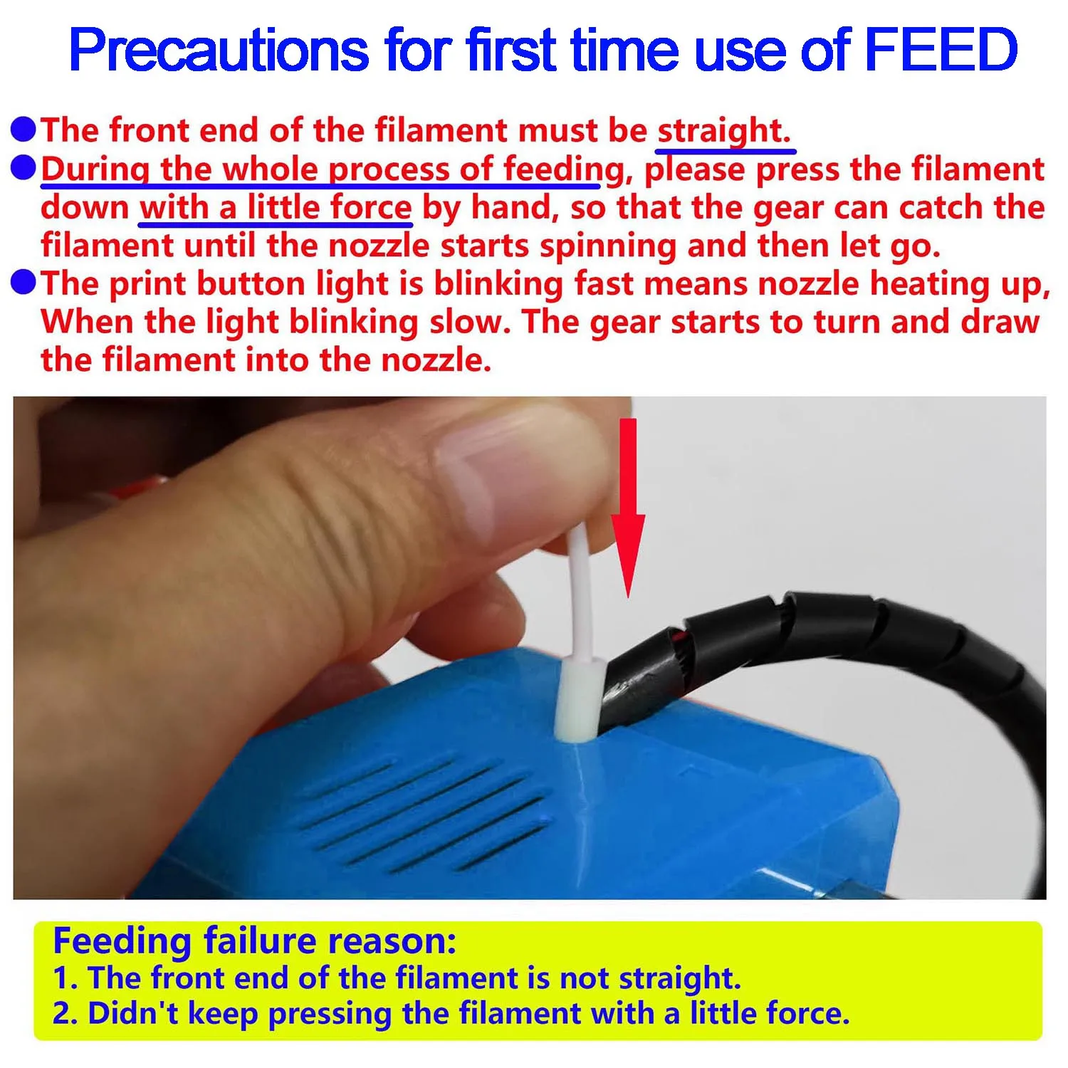 Impresora 3D EasyThreed compatible con filamento PLA TPU de 1,75 mm incluye adaptador de corriente. - Imagen 8