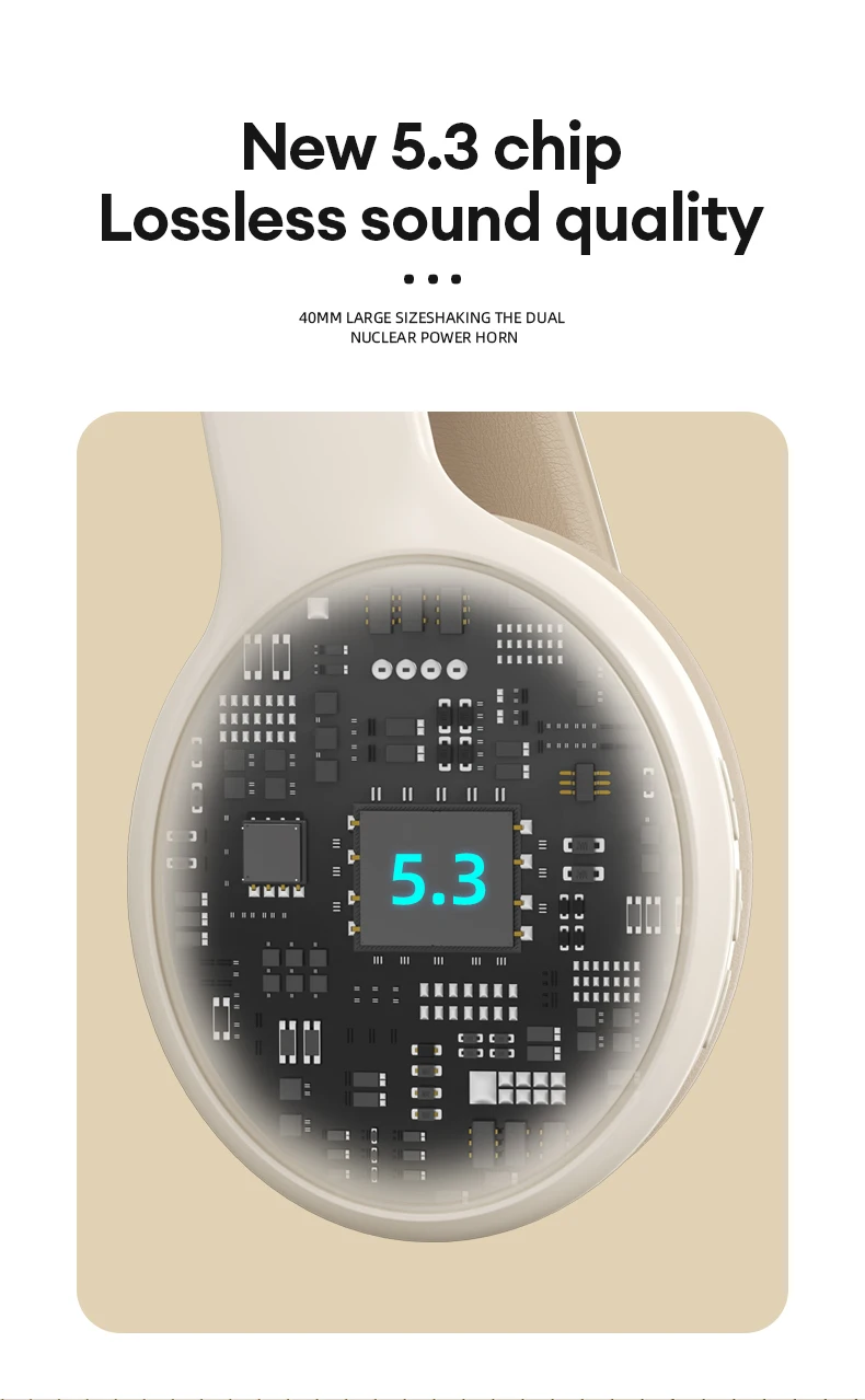 Choice Lenovo TH30 auriculares inalámbricos Bluetooth 5,3 deportivos con micrófono auriculares de música auriculares plegables de baja latencia para juegos para Xiaomi - Imagen 8