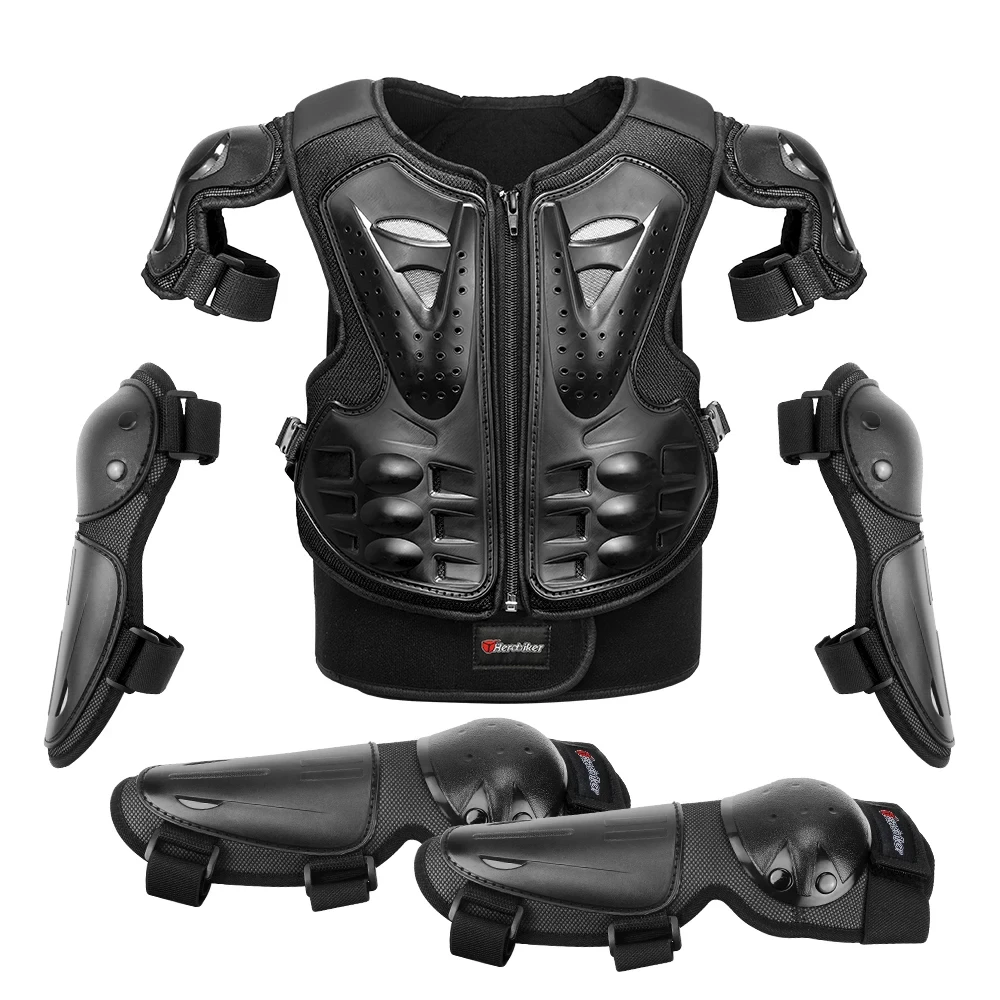 Armadura de motocicleta, chaleco de protección para el pecho, chaqueta de armadura para Motocross, armaduras protectoras, rodilleras para montar, armadura completa para Moto - Imagen 16