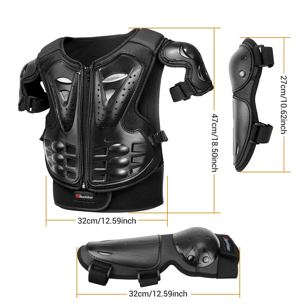 Armadura de motocicleta, chaleco de protección para el pecho, chaqueta de armadura para Motocross, armaduras protectoras, rodilleras para montar, armadura completa para Moto - Imagen 19