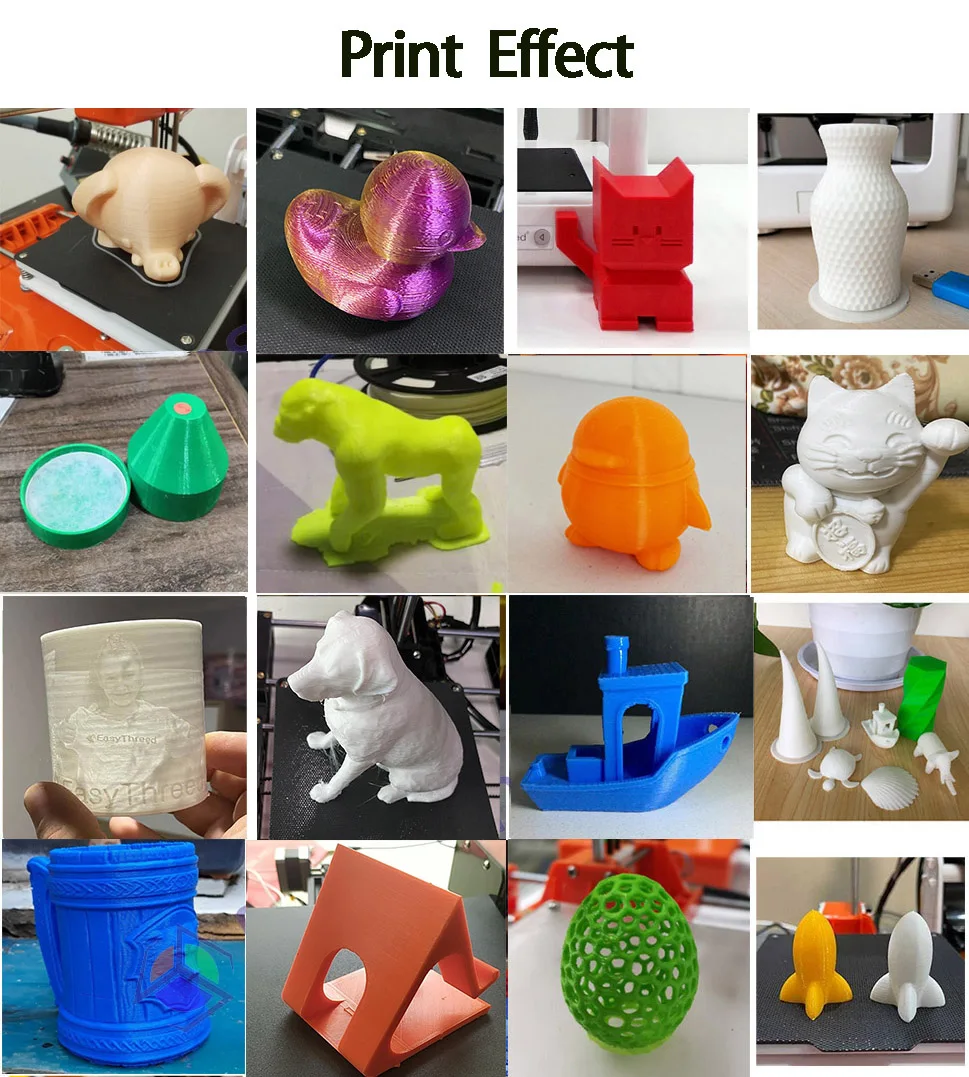 Impresora 3D EasyThreed compatible con filamento PLA TPU de 1,75 mm incluye adaptador de corriente. - Imagen 14