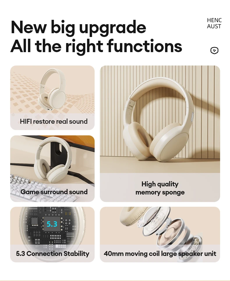 Choice Lenovo TH30 auriculares inalámbricos Bluetooth 5,3 deportivos con micrófono auriculares de música auriculares plegables de baja latencia para juegos para Xiaomi - Imagen 16