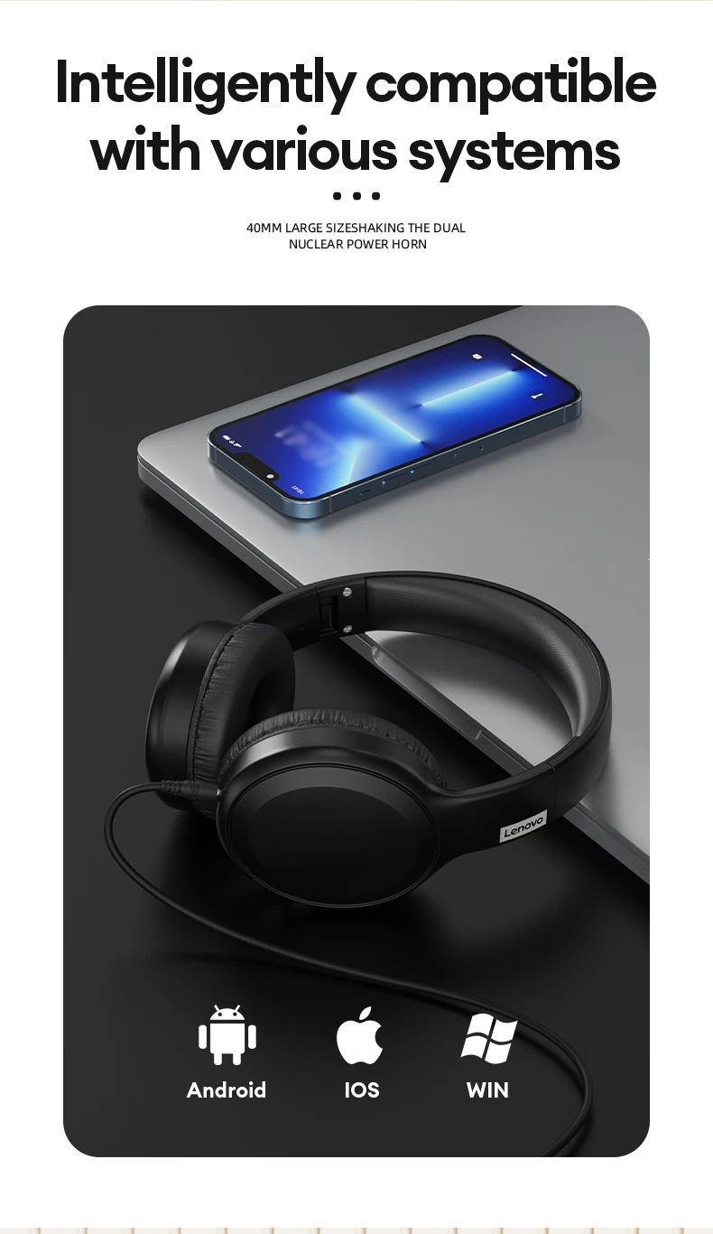 Choice Lenovo TH30 auriculares inalámbricos Bluetooth 5,3 deportivos con micrófono auriculares de música auriculares plegables de baja latencia para juegos para Xiaomi - Imagen 19