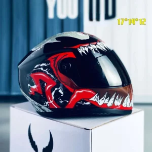 Cascos para mascotas DIY, casco para gatos, casco para perros, mini gorro seguro para proteger la cabeza al aire libre, accesorios para fotos de mascotas, mini casco de motocicleta - New Black Venom