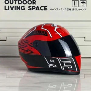 Cascos para mascotas DIY, casco para gatos, casco para perros, mini gorro seguro para proteger la cabeza al aire libre, accesorios para fotos de mascotas, mini casco de motocicleta - SHOEI Red Ant